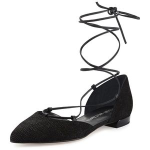 SALE Stuart Weitzman lace up flats